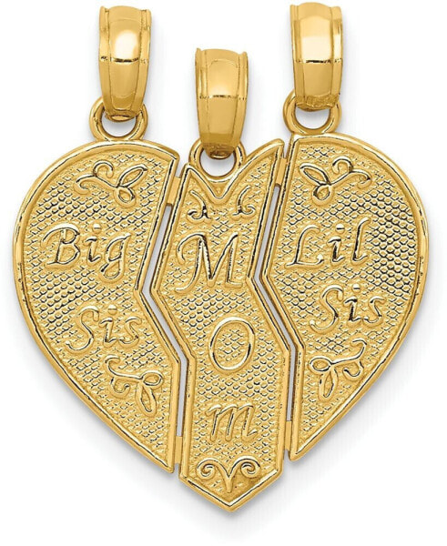 Медальон Macy's 14k Gold Split Fam Charm