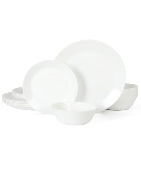 Opalton 18 Pc. Dinnerware Set, Service for 6