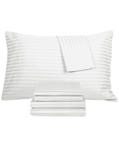 Brookline 1400 Thread Count 6 Pc. Sheet Set, Queen, Created for Macy's