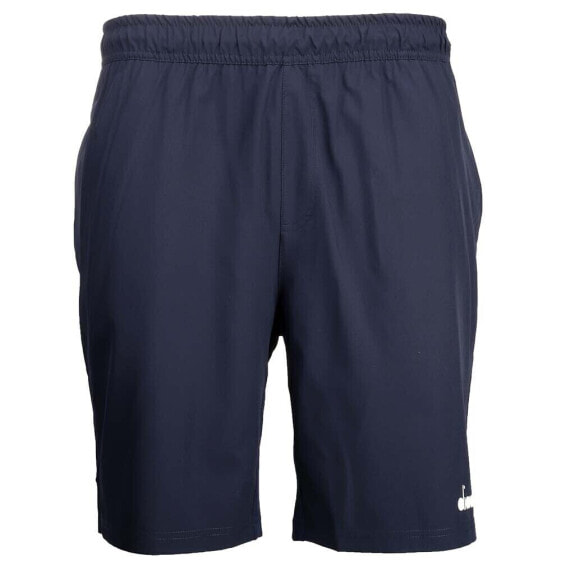 Diadora Core Bermuda Tennis Shorts Mens Blue Casual Athletic Bottoms 179128-6006