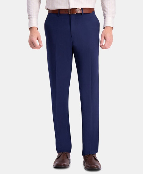 J.M. Men’s Straight-Fit 4-Way Stretch Flat-Front Dress Pants