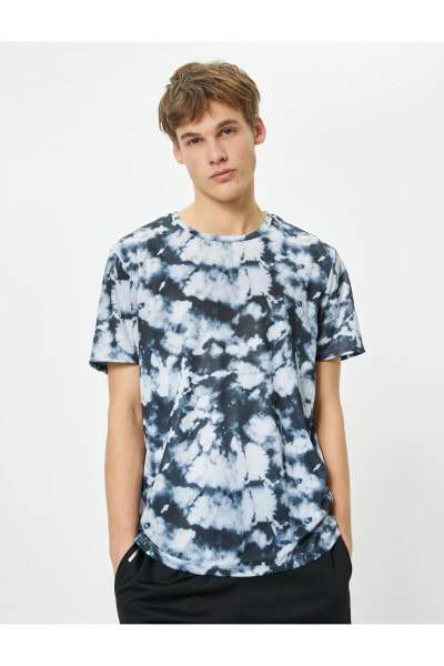 Футболка Koton Abstract Bike Collar ShortSleeve