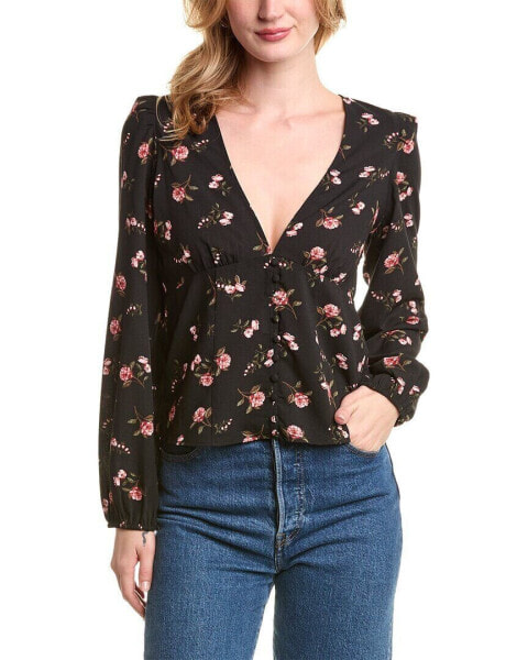 Топ 1State Plunging Neck Blouse