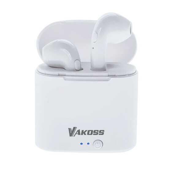 Наушники Bluetooth внутриканальные VAKOSS SK-832BW белые разноцветные