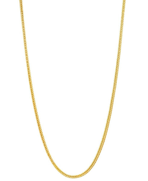 Italian Gold 22" Foxtail Chain Necklace (1-1/3mm) in 14k Gold