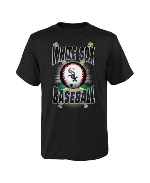 Футболка для малышей OuterStuff Черная Chicago White Sox "Специальное событие"