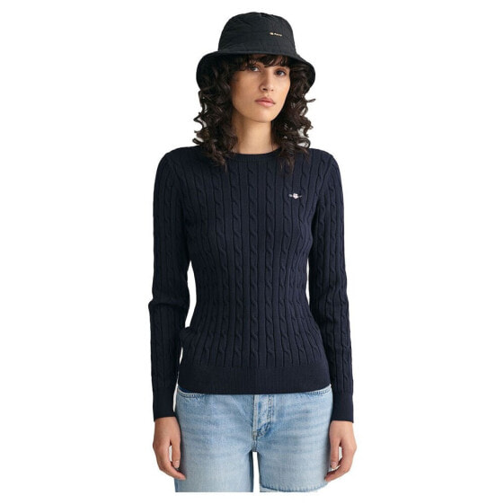 Свитер Gant 4800100 Cable Knit Slim Fit Синий