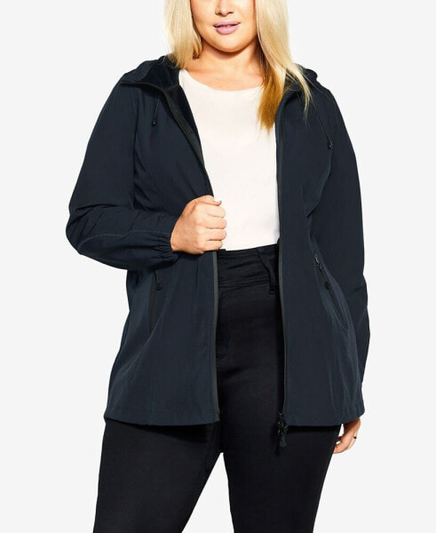 Plus Size Weather Resistant Outdoor Jacket