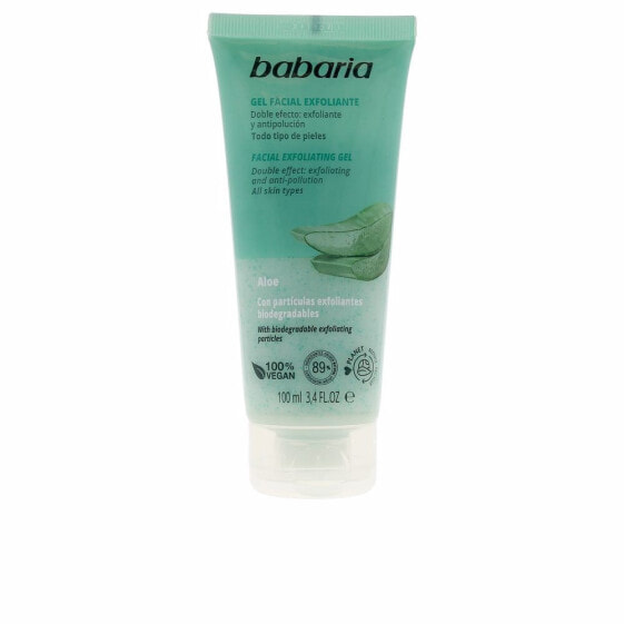 Babaria Aloe Vera Facial Exfoliating Gel Отшелушивающий гель для лица с алоэ вера для всех типов кожи 100 мл