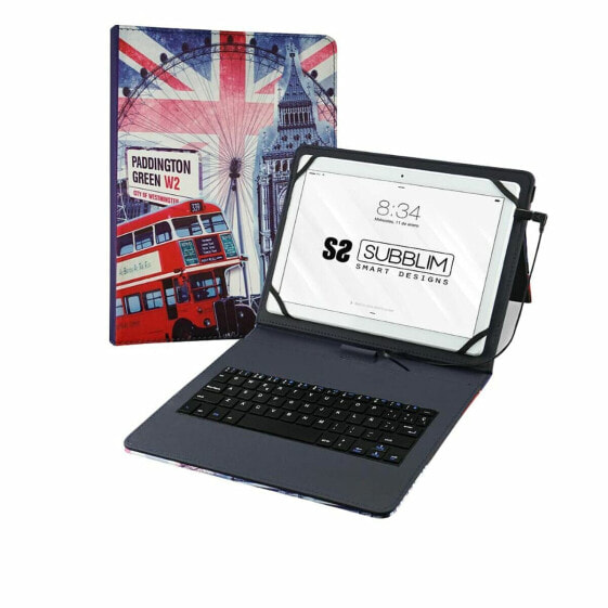Чехол для планшета с клавиатурой Subblim SUB-KT1-USB050 Испанская Qwerty