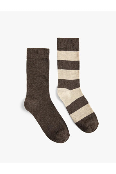 Носки Koton Stripe Duo Socks