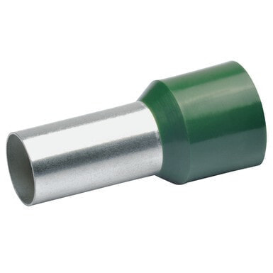 Заглушка проводов медная Klauke 177GRL - прямая - зеленая, металлическая - оловянная