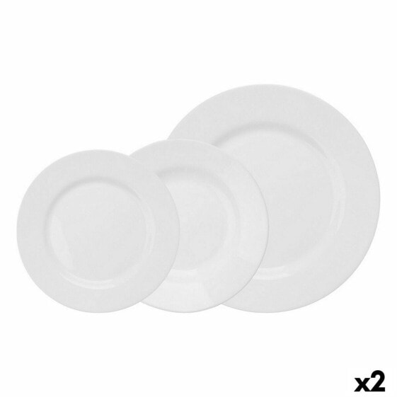 Flat Plate La Mediterránea Temara 18 Pieces (2 Units)