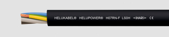 Helukabel HELUPOWER® H07RN-F LS0H, Low voltage cable, Black, 1.07 cm, Cooper, 1.5 mm², 43 kg/km