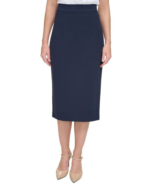 Women's Ponte Pencil Midi Skirt