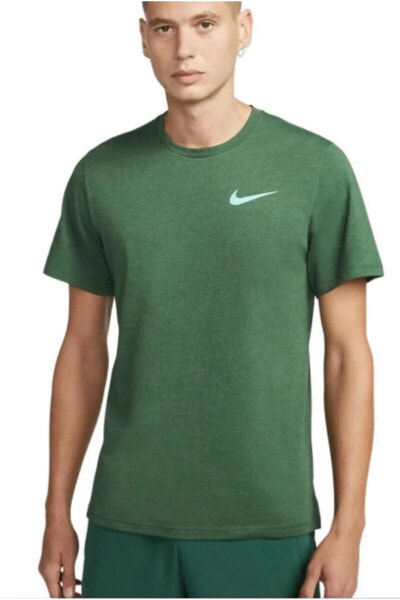 Футболка Nike PRO Dri-FIT Jersey Npc Burnout 3.0 Erkek Yeşil Тип-футболка Standart Kalıp