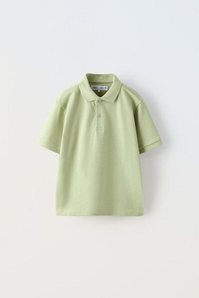 Basic plain polo shirt