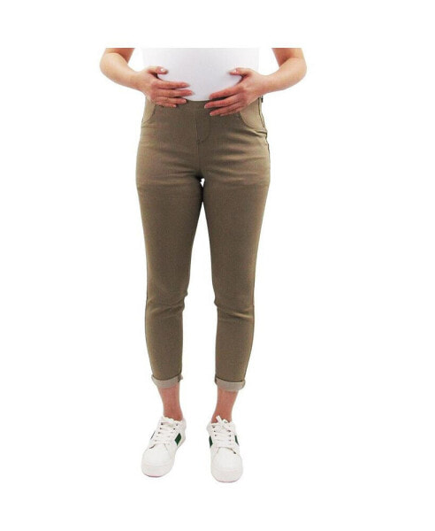 Maternity Classic Khaki Butt Lifter Pants