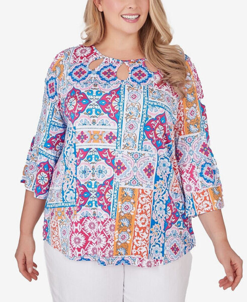 Футболка Ruby Rd. Eclectic Knit Plus Size