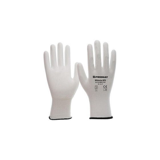 Promat Handschuhe Whitestar NPU Größe 11 (XXXL) weiß EN 388 PSA-Kategorie II , VE: 12 Paar