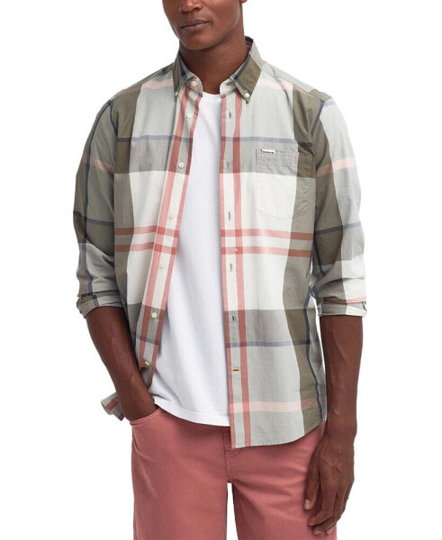 Men's Harris Tailored-Fit Tartan Long-Sleeve Shirt