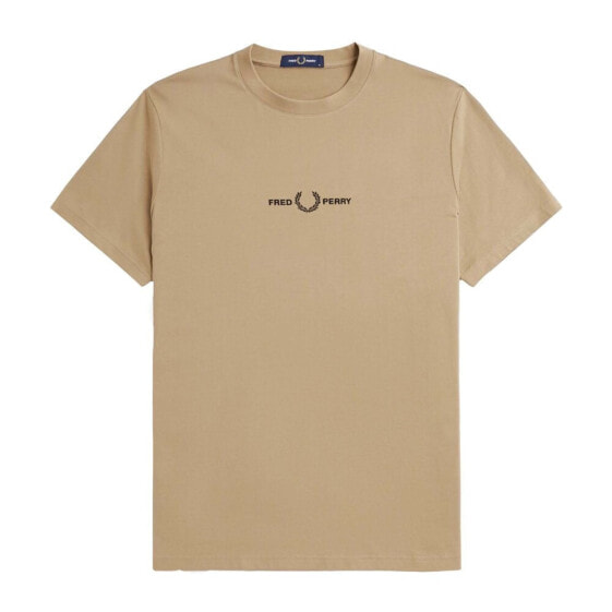 FRED PERRY Embroidered short sleeve T-shirt