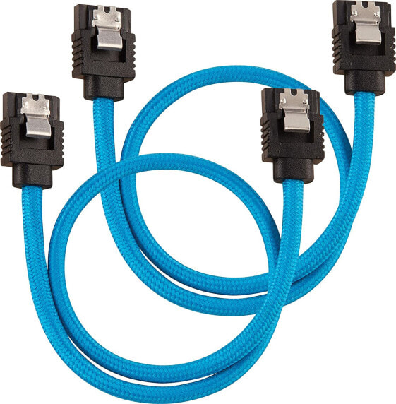 Corsair Premium Sleeved 24 pin-Polig-ATX-Kabel Typ4 (Generation 4-Serie) Blau