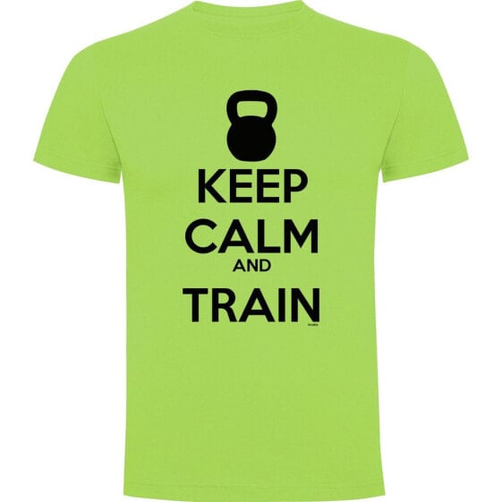 KRUSKIS Keep Calm And Train short sleeve T-shirt