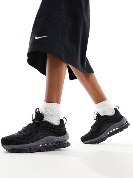 Nike Air Max 97 futura trainers in black suede mix