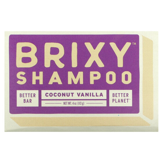 Shampoo Bar, Coconut Vanilla, 1 Bar, 4 oz (113 g)