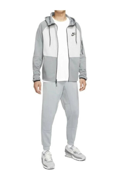 Толстовка Nike Sportswear Hoodie Full-zip Windrunner Gri Erkek DR8910-084