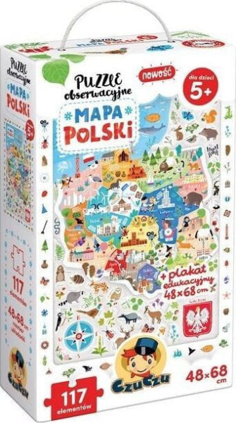 Czuczu Puzzle obserwacyjne Mapa Polski