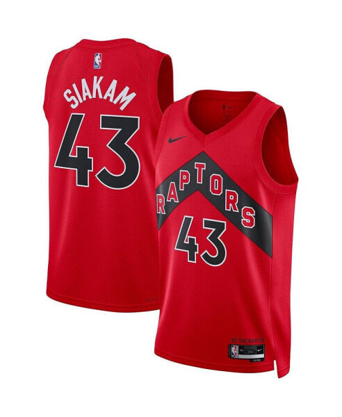 Men's and Women's Pascal Siakam Red Toronto Raptors Swingman Jersey - Icon Edition