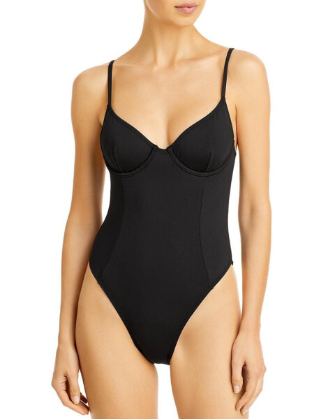 Onia 281065 Isabella Underwire One Piece Swimsuit, Size Small