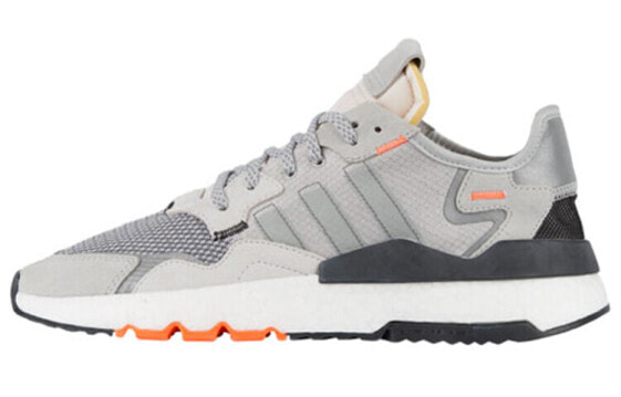 Кроссовки Adidas Nite Jogger Grey Two Solar Orange (Серый)