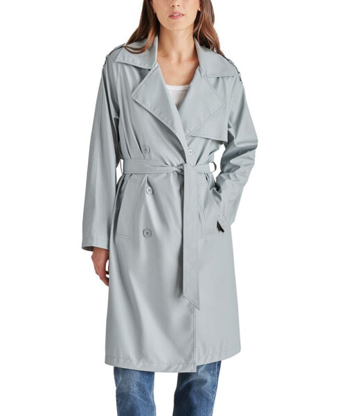 Women's Ilia Double-Breasted Belted Raincoat