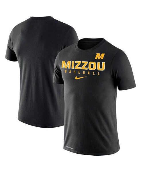 Men's Black Missouri Tigers Baseball Legend Performance T-shirt