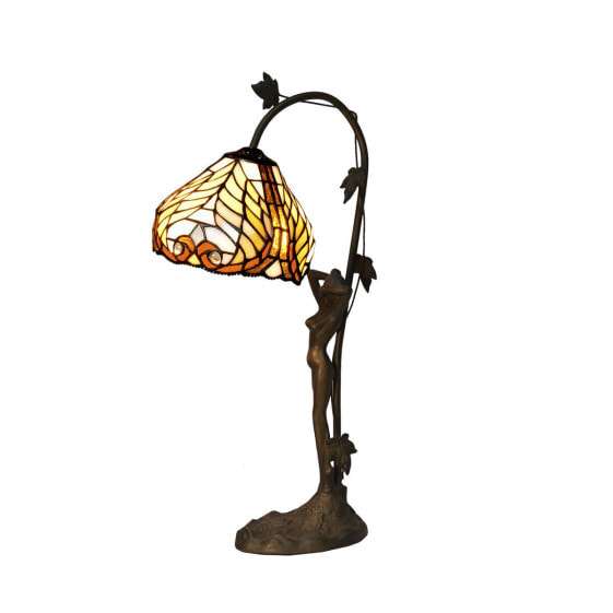 Декоративная настольная лампа Viro Dalí Коричневый цинк 60 Вт 20 х 54 х 20 см