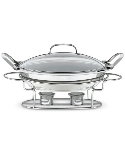 Stainless Steel 11" Round Buffet Server