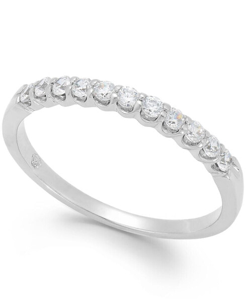 Кольцо Macy's Diamond Scalloped Band Ocean Wave