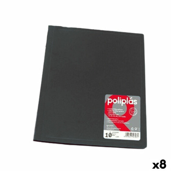 Organiser Folder Grafoplas Black A4 (8 Units)