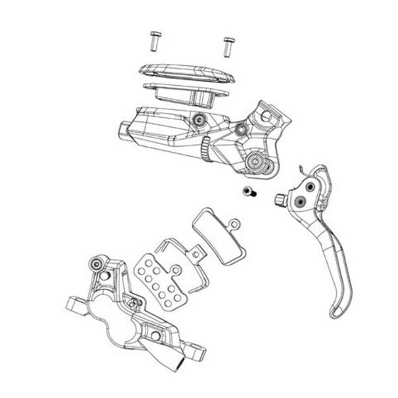 SRAM Force Etap AXS D2 disc brake caliper