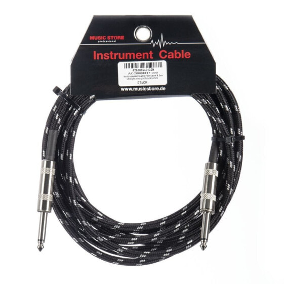 MUSIC STORE Instrument Cable Vintage 4.5m (Black)