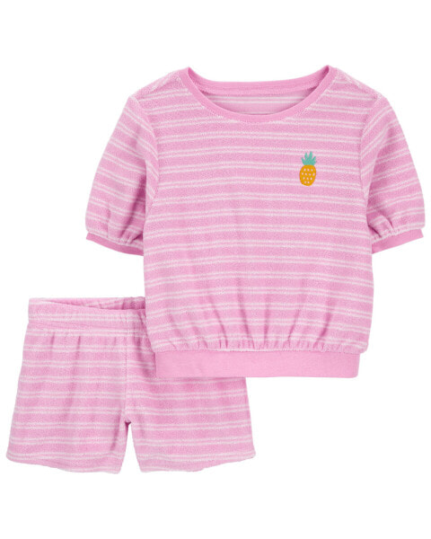 Baby Embroidered Terry Set NB