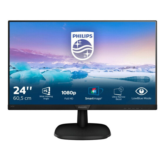 Монитор Philips 243V7QJABF/00 23,8" LED IPS LCD Flicker free 50-60 Hz