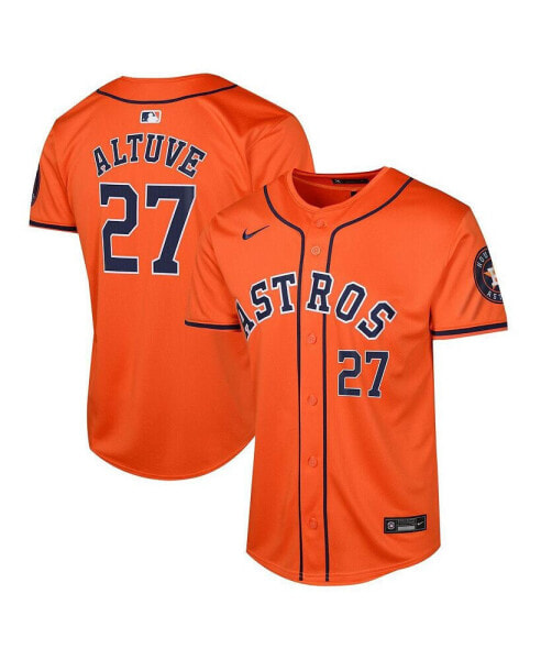 Nike Big Boys and Girls Jose Altuve Orange Houston Astros Alternate Limited Player Jersey