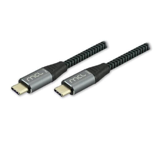 MCL Samar MCL MC1C99A003C1052 - 2 m - USB C - USB C - USB 3.2 Gen 2 (3.1 Gen 2) - 10000 Mbit/s - Black