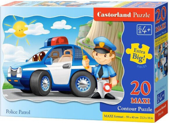 Castorland CASTOR 20 EL. MAXI Patrol policyjny - 02252