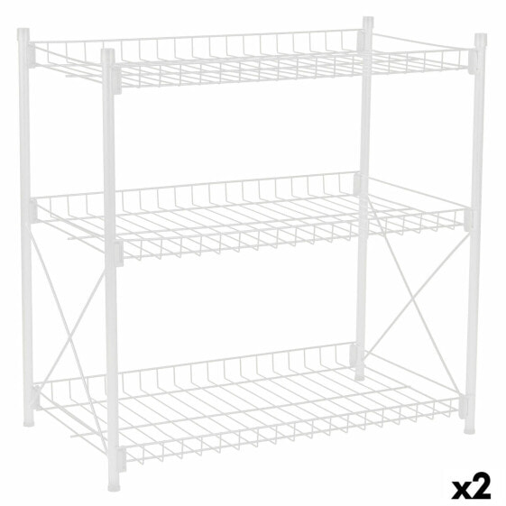 Полка Confortime Металл Белый 52 x 34 x 55 cm (2 штук)