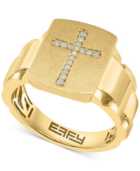 Кольцо EFFY Men's Diamond Cross